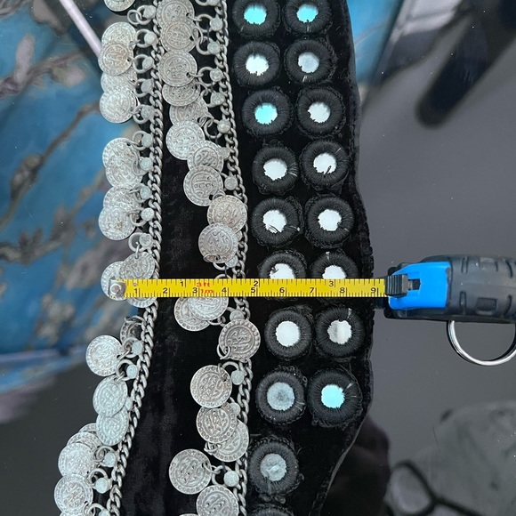 Black and silver belly dancer belt. - Picture 4 of 8